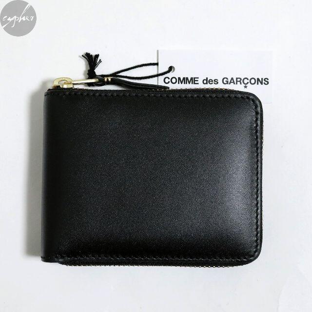 COMME des GARCONS(コムデギャルソン)のコムデギャルソン ウォレット SA7100 レザー ウォレット 黒 新品 財布 メンズのファッション小物(折り財布)の商品写真