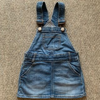 ベビーギャップ(babyGAP)のGAP baby デニム ジャンパースカート サロペット　80サイズ(ワンピース)