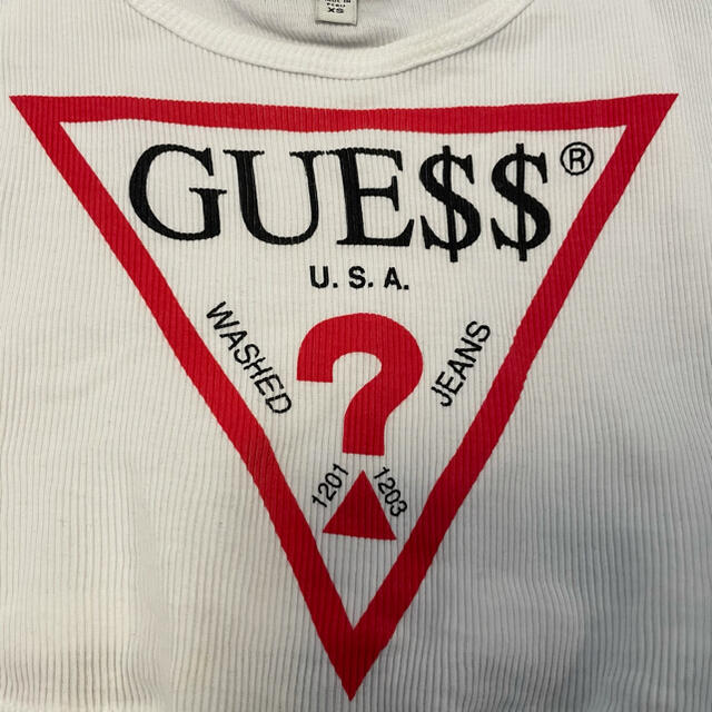 GUESS(ゲス)のGUESS asap rockyコラボ  asap 4 guess タンクトップ レディースのトップス(Tシャツ(半袖/袖なし))の商品写真