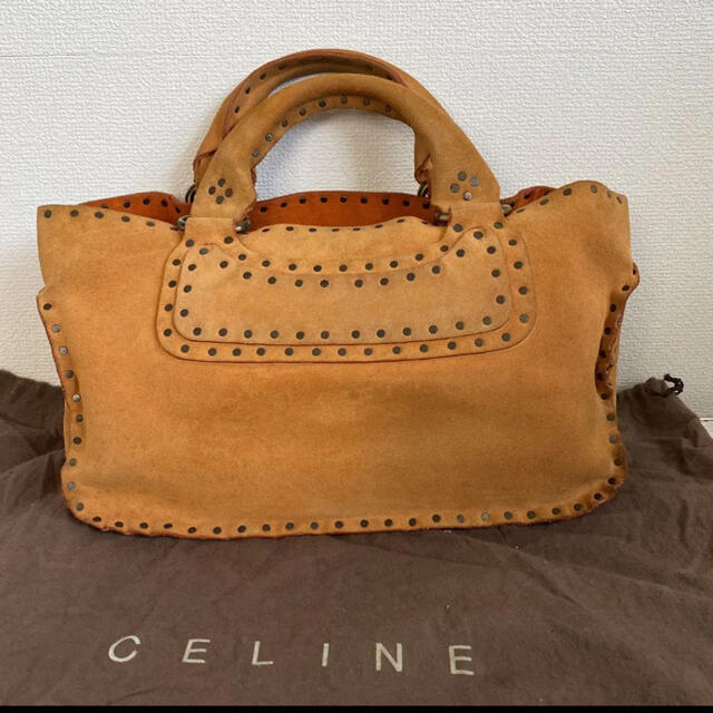 CELINE  ブギーバッグ チャーム付 クロコ 本革 トリオンフ