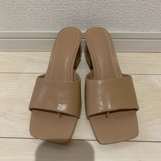 ザラ(ZARA)のZARA レザーハイヒールサンダル(サンダル)