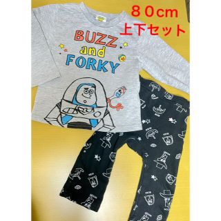 ディズニー(Disney)のトイストーリー 上下セット 80cm(Ｔシャツ)