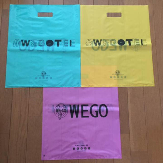 WEGO(ウィゴー)の専用ページ WEGO ショッパー 5枚 レディースのバッグ(ショップ袋)の商品写真