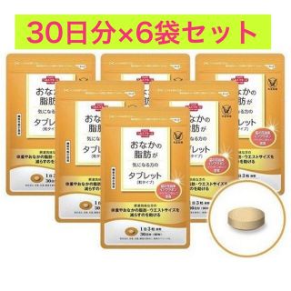 タイショウセイヤク(大正製薬)のおなかの脂肪が気になる方のタブレット 1袋 90粒 6袋セット 大正製薬(その他)