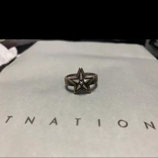 クロムハーツ(Chrome Hearts)のTINY STAR IN STAR CAT SCRATHSQUARE RING(リング(指輪))