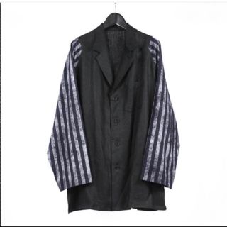 Yohji Yamamoto(ストライプ ・ テーラードジャケット)のフリマ Yohji Yamamoto(ストライプ ・ テーラードジャケット)のフリマ