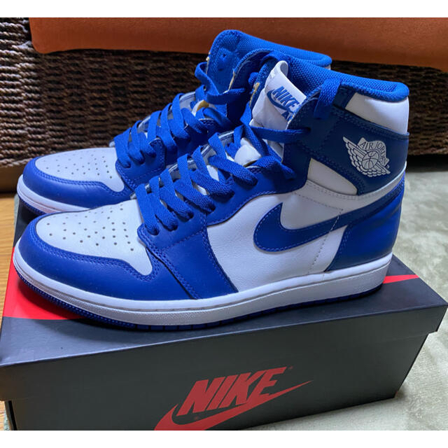 スニーカーNIKE AIR JORDAN 1 STORM BLUE 27.5cm