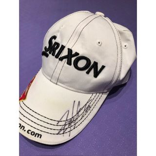 スリクソン(Srixon)の松山英樹　直筆サイン入り　ゴルフキャップ(ウエア)