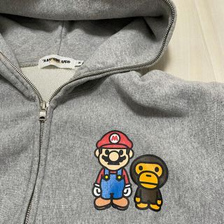 アベイシングエイプ(A BATHING APE)のBAPE マリオ マイロ フーディ【ベイプ エイプ アベイシングエイプ APE】(パーカー)