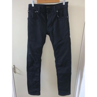 ヌーディジーンズ(Nudie Jeans)のヌーディージーンズ　thin finn  Dry Ever Black W28(デニム/ジーンズ)