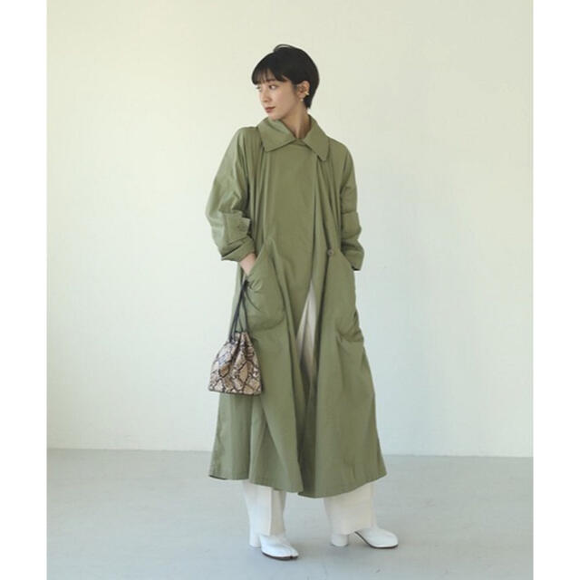 TODAYFUL タックオーバートレンチコート 38 レディース ジャケット
