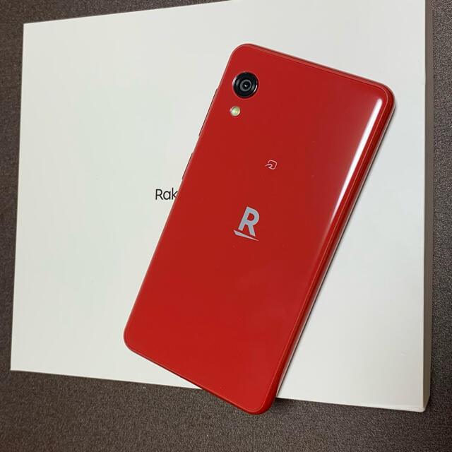 Rakuten(ラクテン)の楽天mini本体 レッド スマホ/家電/カメラのスマートフォン/携帯電話(スマートフォン本体)の商品写真