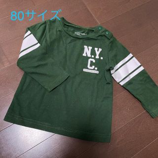 グローバルワーク(GLOBAL WORK)の美品　グローバルワーク ロンT 80(Ｔシャツ)