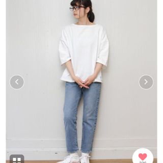 BEAMSオーシバル ドロップショルダーバスクシャツ ビッグT 白 B 値打ち