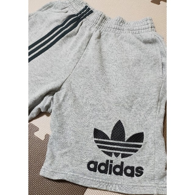 adidas(アディダス)の☆adidas アディダス スエット ハーフパンツ グレー L メンズのパンツ(ショートパンツ)の商品写真