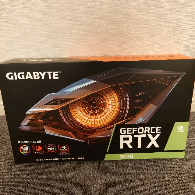 今季ブランド GIGABYTE GV-N3070GAMING OC-8GD PCパーツ GIGABYTE GV-N3070GAMING OC-8GD