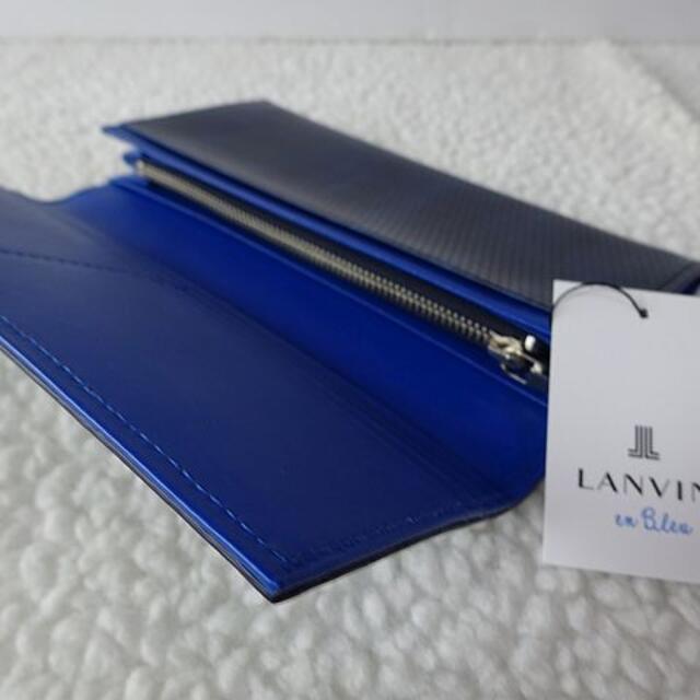 LANVIN en Bleu(ランバンオンブルー)の【新品/本物】LANVIN en Bleu（ランバンオンブルー）長財布/紺 メンズのファッション小物(長財布)の商品写真