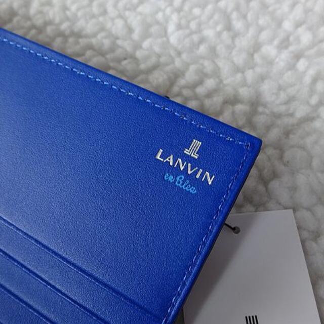 LANVIN en Bleu(ランバンオンブルー)の【新品/本物】LANVIN en Bleu（ランバンオンブルー）長財布/紺 メンズのファッション小物(長財布)の商品写真