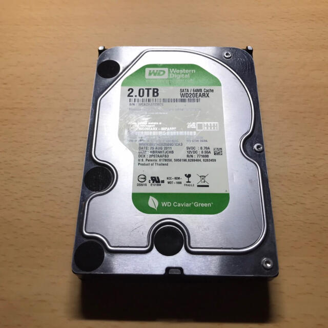 3.5インチ 2TB  HDD 3台セット 1