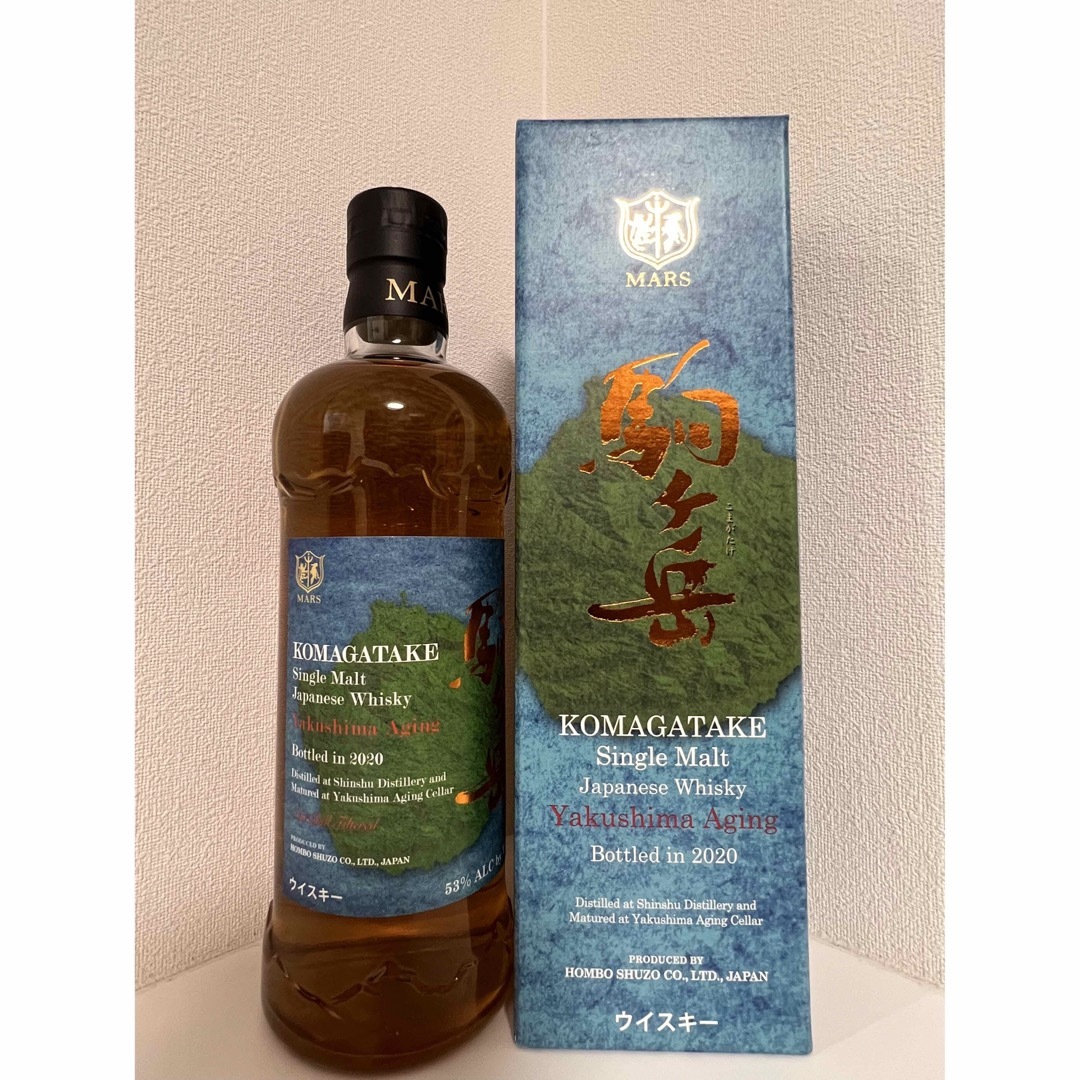 限定　シングルモルト駒ヶ岳 屋久島エージングBottled in 2020 1本 食品/飲料/酒の酒(ウイスキー)の商品写真