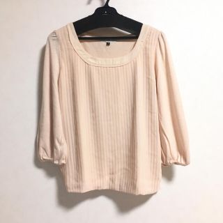 プロポーションボディドレッシング(PROPORTION BODY DRESSING)の【プロポ】ピンク 七分袖カットソー(カットソー(長袖/七分))