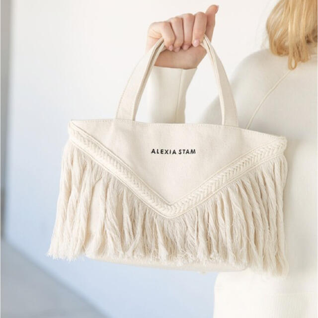 ALEXIA STAM V Fringe Medium Tote Bag