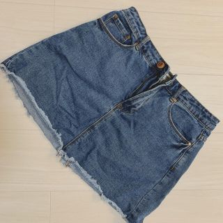 マウジー(moussy)のデニムスカート(ミニスカート)