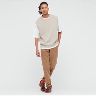 ユニクロ(UNIQLO)の値下げ　UNIQLO ニットベスト　4XL 新品未使用(ベスト)