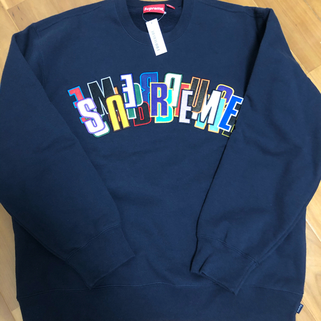 Supreme(シュプリーム)のsupreme Stacked Crewneck L クルーネック スウェット メンズのトップス(スウェット)の商品写真