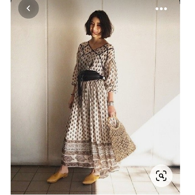 TODAYFUL(トゥデイフル)のTODAYFUL  Georgette Pattern Dress レディースのワンピース(ロングワンピース/マキシワンピース)の商品写真