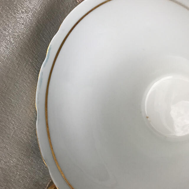 エインズレイ AYNSLEY ターコイズ コルセット型 カップ&ソーサー 美品