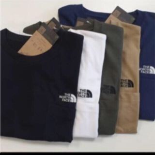 ザノースフェイス(THE NORTH FACE)の【未開封新品】ノースフェイス　ポケットTシャツ　ワンポイント刺繍　各種カラー(Tシャツ/カットソー(半袖/袖なし))