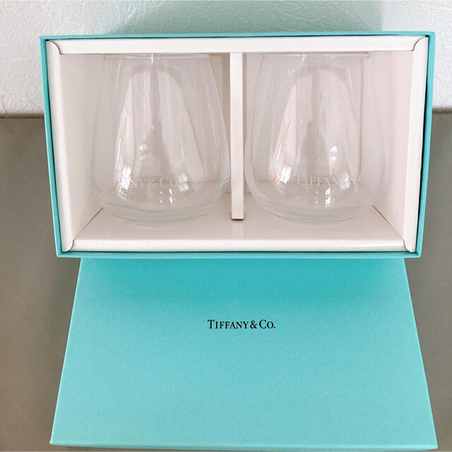 Tiffany & Co.(ティファニー)のTiffany & Co. ペアグラス　タンブラー　２個セット インテリア/住まい/日用品のキッチン/食器(グラス/カップ)の商品写真