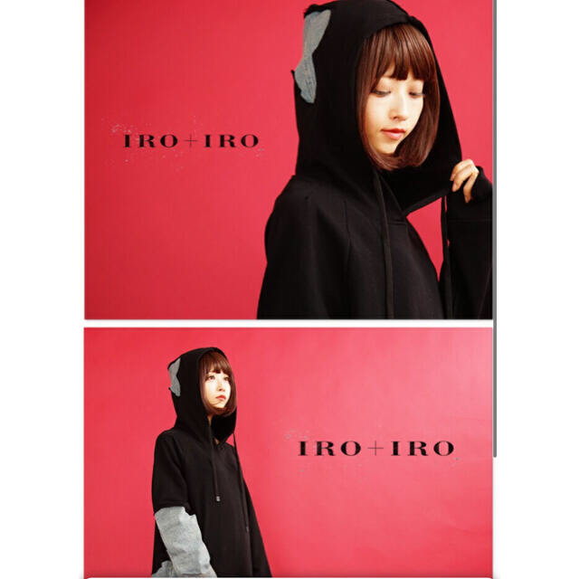 【新品】IRO＋IRO フードパーカー デニムワンピース♡ レディースのワンピース(ひざ丈ワンピース)の商品写真