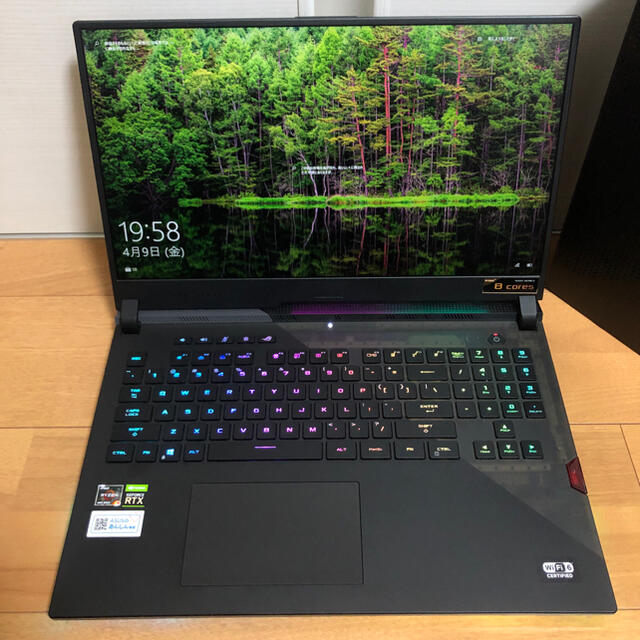 ASUS(エイスース)のゲーミングノートPC ASUS RTX3080 G733QS-R7R3080P3 スマホ/家電/カメラのPC/タブレット(ノートPC)の商品写真