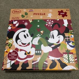 ディズニー(Disney)のディズニー　ミッキー&ミニー　クリスマスデザインジグゾーパズル(キャラクターグッズ)