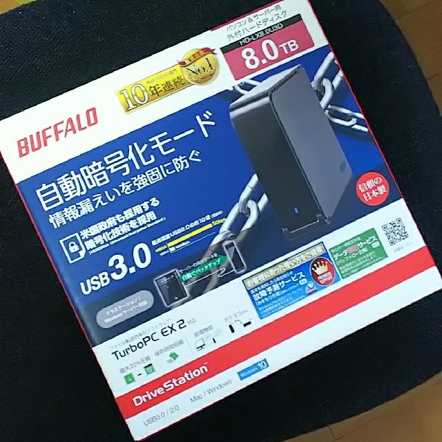 PC/タブレットBUFFALO HD-LX8.0U3D
