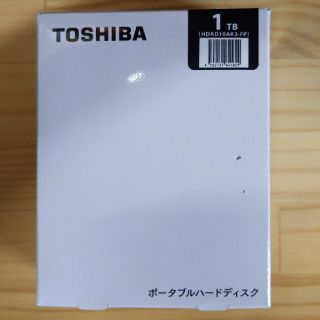 トウシバ(東芝)の東芝　ハードディスク　1tb hdad10ak3-fp　新品・未開封品(PC周辺機器)