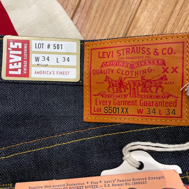 Levi's(リーバイス)のLevi''s S501XX W34 L34 新品未使用　1944年 メンズのパンツ(デニム/ジーンズ)の商品写真