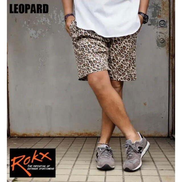 ROKX レオパード ショートパンツ 脱ご 豹柄 アウトドア ハーフ ROKX レオパード ショートパンツ 脱ご 豹柄 アウトドア ハーフ