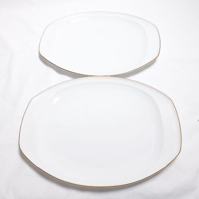 Noritake(ノリタケ)の■Noritake　大皿2点セット　ホワイト インテリア/住まい/日用品のキッチン/食器(食器)の商品写真