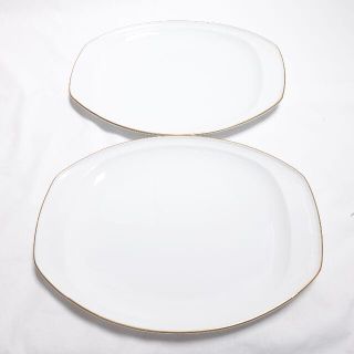 ノリタケ(Noritake)の■Noritake　大皿2点セット　ホワイト(食器)