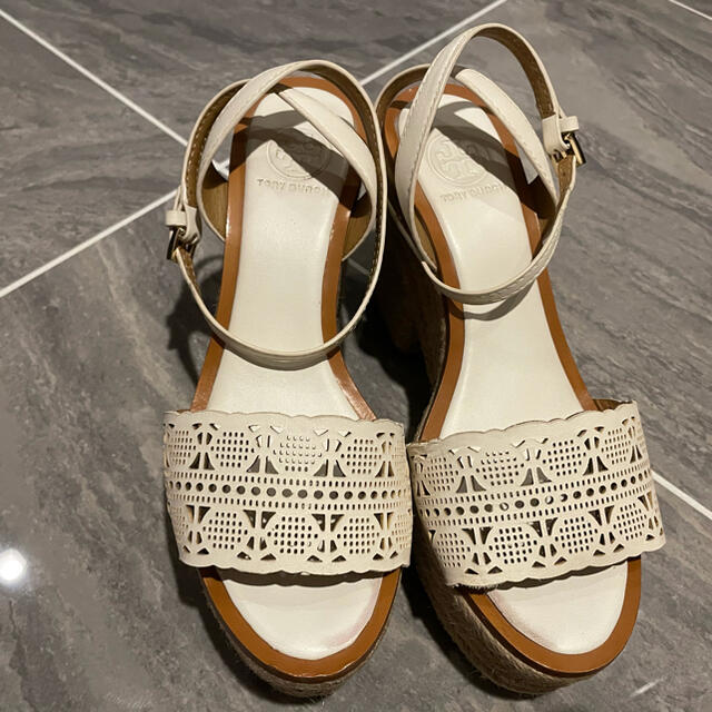 Tory Burch(トリーバーチ)のトリーバーチ  ウェッジサンダル　美品 レディースの靴/シューズ(サンダル)の商品写真