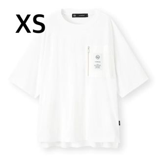 ジーユー(GU)の【XSサイズ】UNDERCOVER×GU 白スーパービッグジップポケットT(Tシャツ/カットソー(半袖/袖なし))