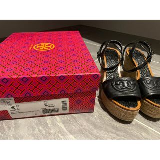 トリーバーチ(Tory Burch)の箱なし　トリーバーチ  ウェッジサンダル　美品(サンダル)