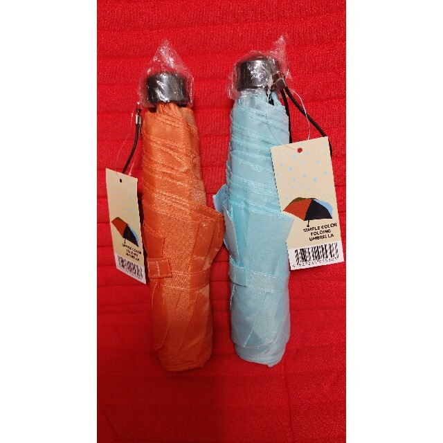 🌟男女兼用折りたたみ傘2本セット新品未開封末開き メンズのファッション小物(傘)の商品写真
