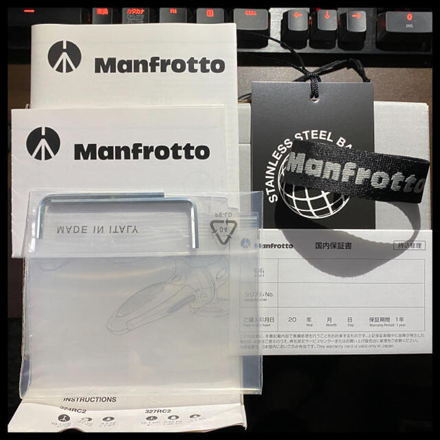 Manfrotto(マンフロット)の☆Manfrotto マンフロット 324RC2[ジョイスティック雲台]☆ スマホ/家電/カメラのカメラ(その他)の商品写真