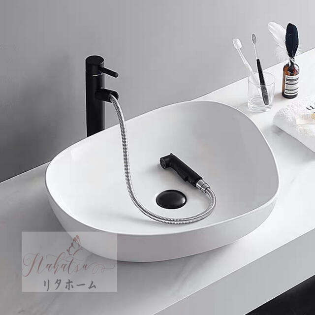 高品質 高級洗面台 洗面ボウルセット .洗面ボール 陶器 手水鉢 蛇口