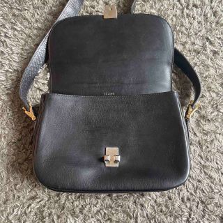 【鑑定済】CELINE 馬車 ゴールド金具 オールレザーハンドバッグ レディース