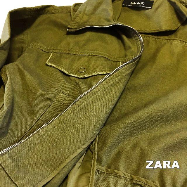 ZARA(ザラ)の【ZARA】ザラ ライダース ミリタリージャケット 春物 レディースのジャケット/アウター(ライダースジャケット)の商品写真